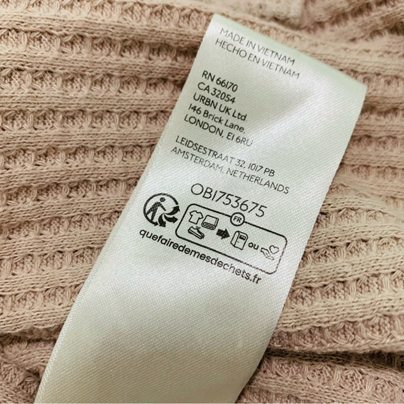 Free People We The Free Coraline Slouchy Knit Pullover Blush Pink Medium - Picture 7 of 9